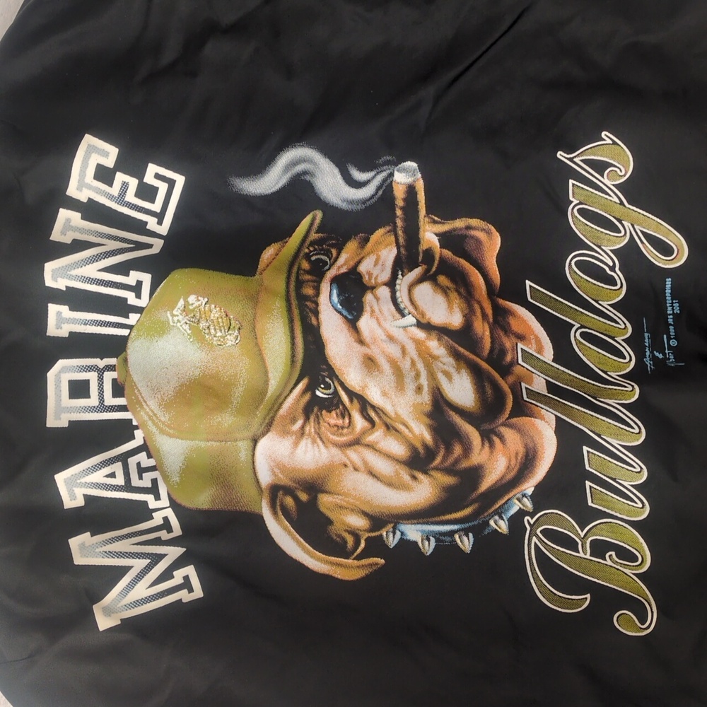 Rothco Vintage 89 Reversible Men's Marine Bulldog MA-1 Flight Jacket Size XL - Picture 2 of 9